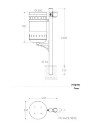 Misure Cestino Mantegna