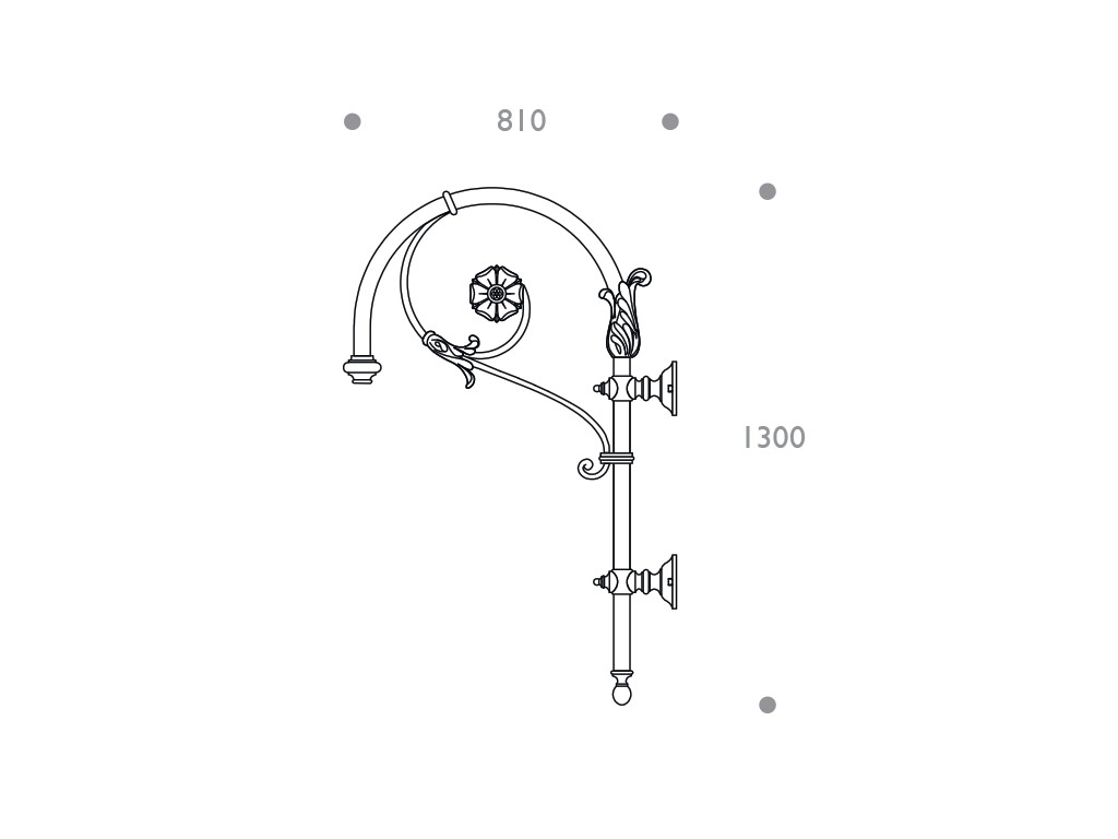 Cima a pastorale 504 - dimensioni