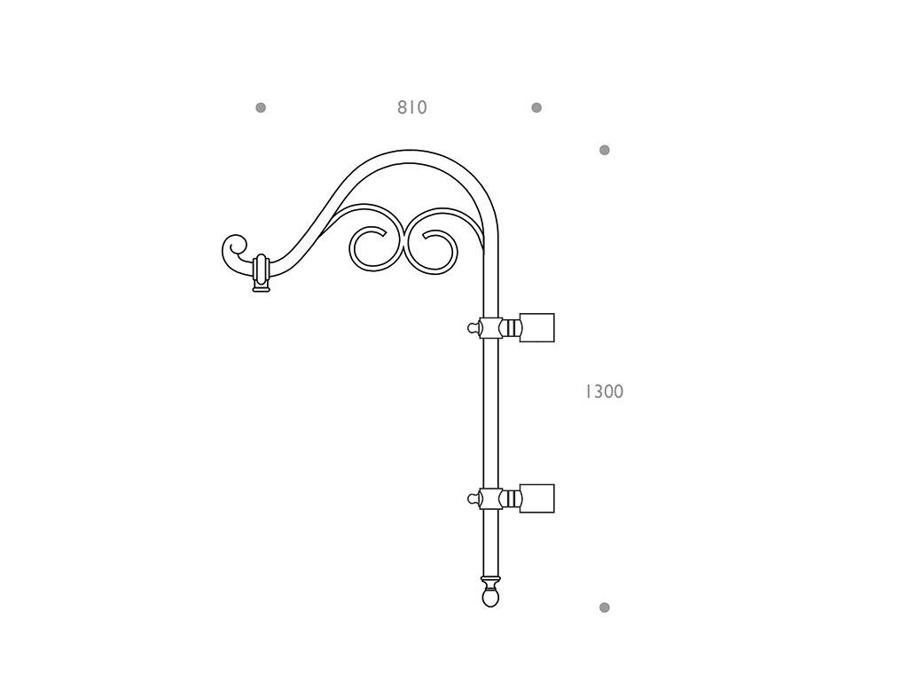 Cima a pastorale 502 - dimensioni