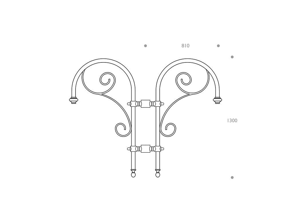 Cima a pastorale 506 - dimensioni