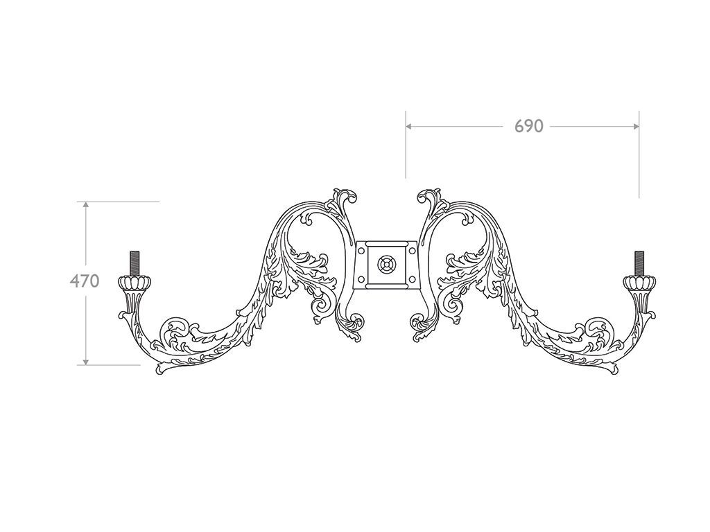 cima ghisa alluminio 401 dimensioni