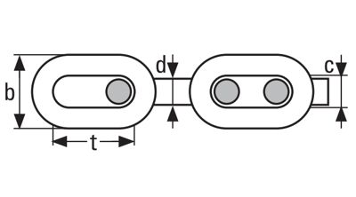disegno misure catena genovese