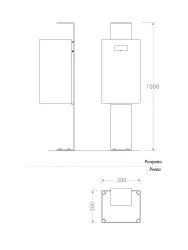 Misure Cestino Modern