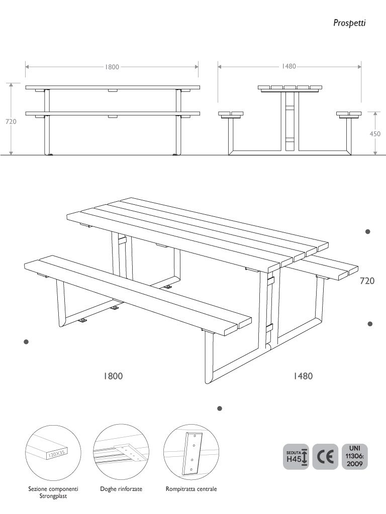misure2d tavolo picnic tubolari acciaio tondi