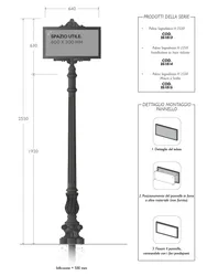 Misure Palina per affissioni