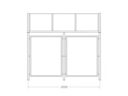 Pensilina ELI dimensioni