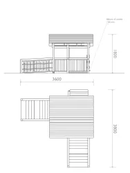 Casetta delle fate inclusiva misure