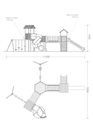pianta prospetto combi esagonale strongplast cod 7024