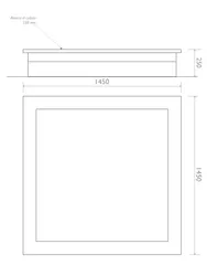 Sabbiera in plastica riciclata Strongplast misure