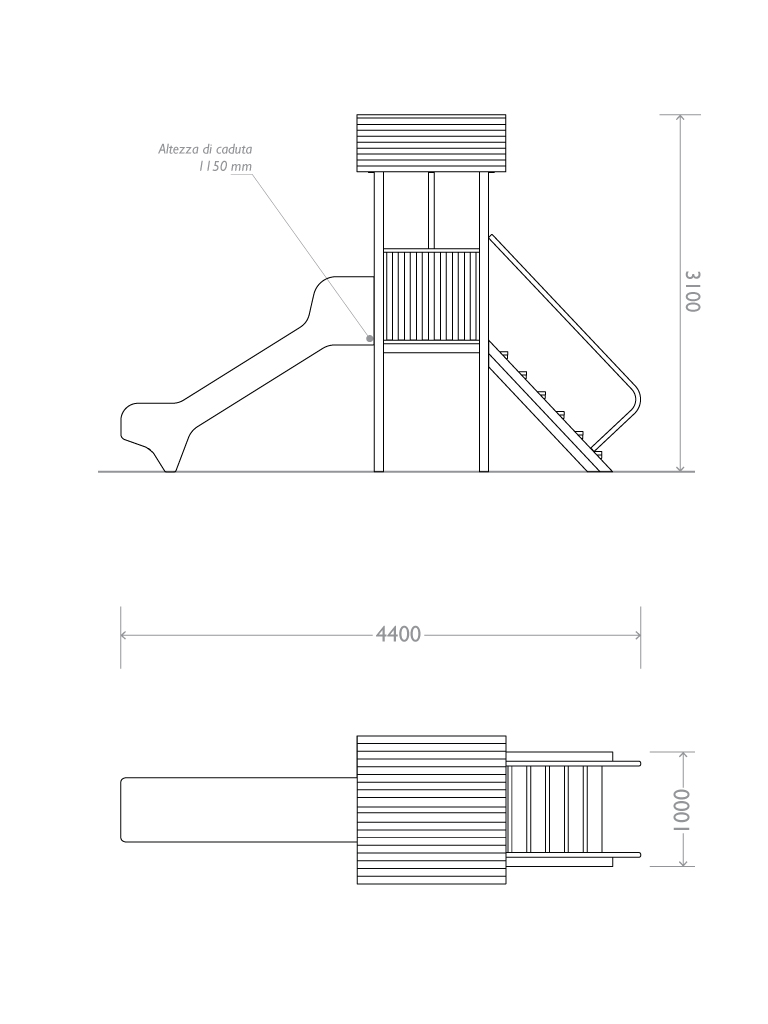 Misure Torre scivolo
